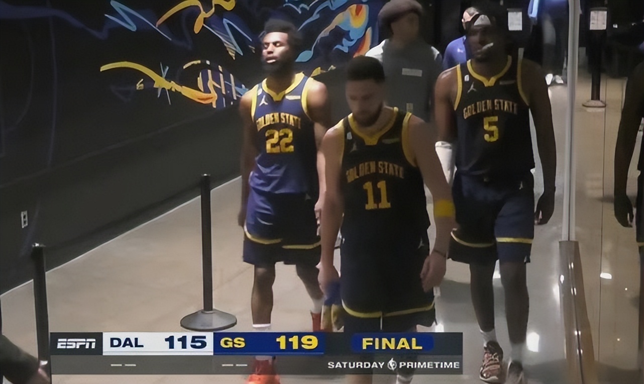 nba勇士对独行侠（勇士119-113险胜独行侠，但最糟糕的事还是发生了，库里受伤）