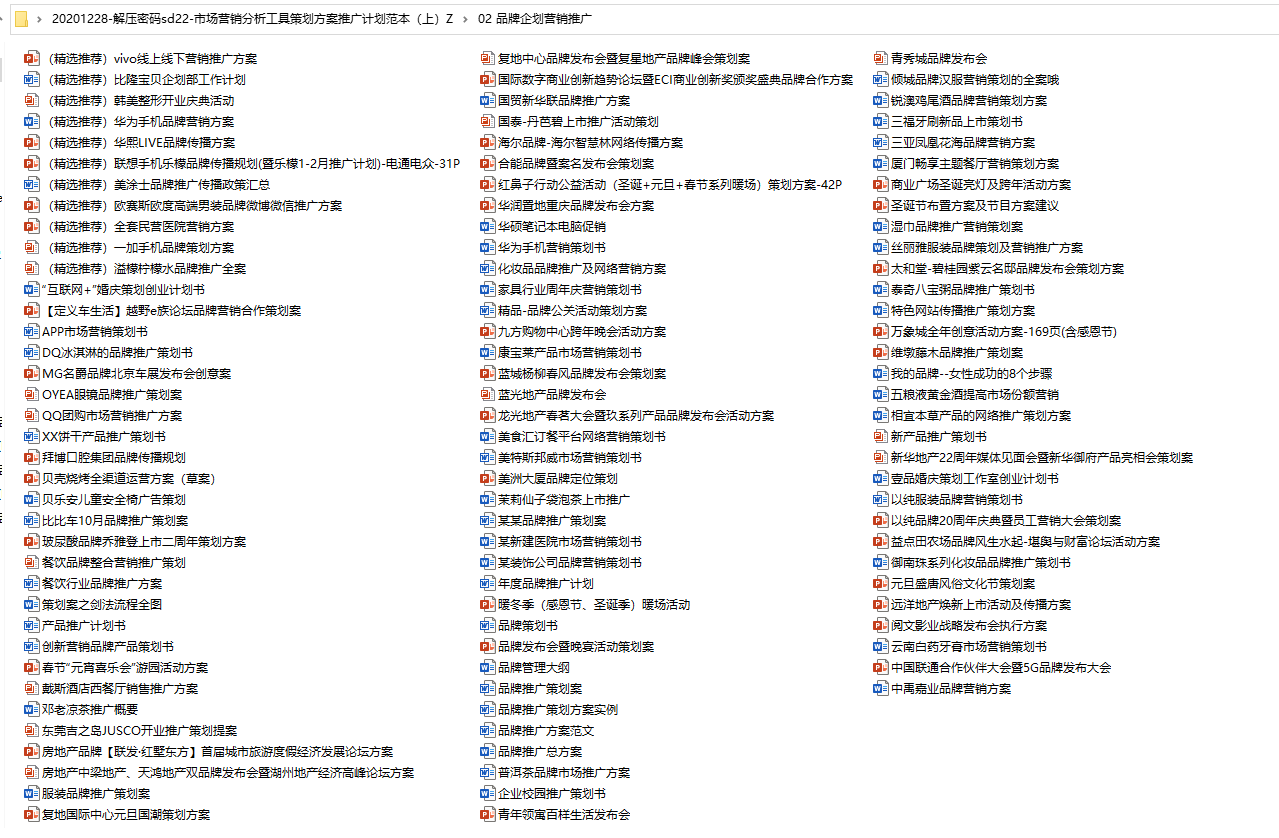 市场营销分析工具策划方案，推广计划文书范本（上），全资料套用