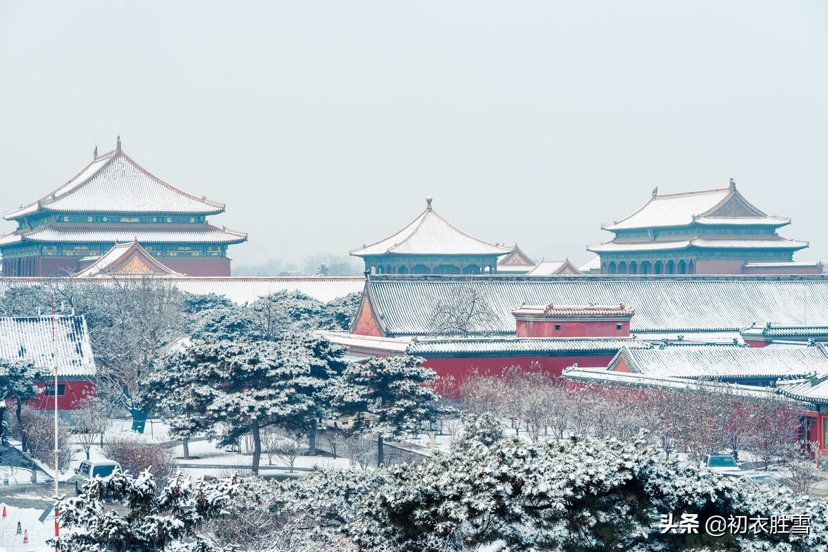 ​腊雪美诗六首：片片嘉平瑞，朝来雪满天