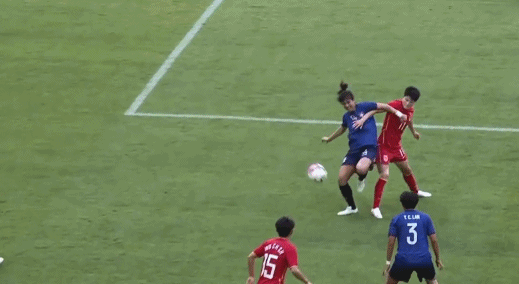 中國女足VS臺北女足（半場-中國女足2-0中國臺北女足 王珊珊助張琳艷建功 姚偉造對手烏龍）