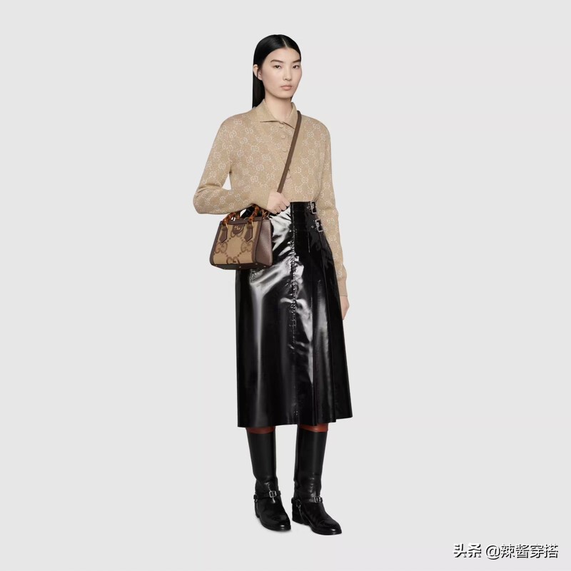 Gucci经典GG Logo变大了！跃上竹节包、托特袋、后背包和长短皮夹