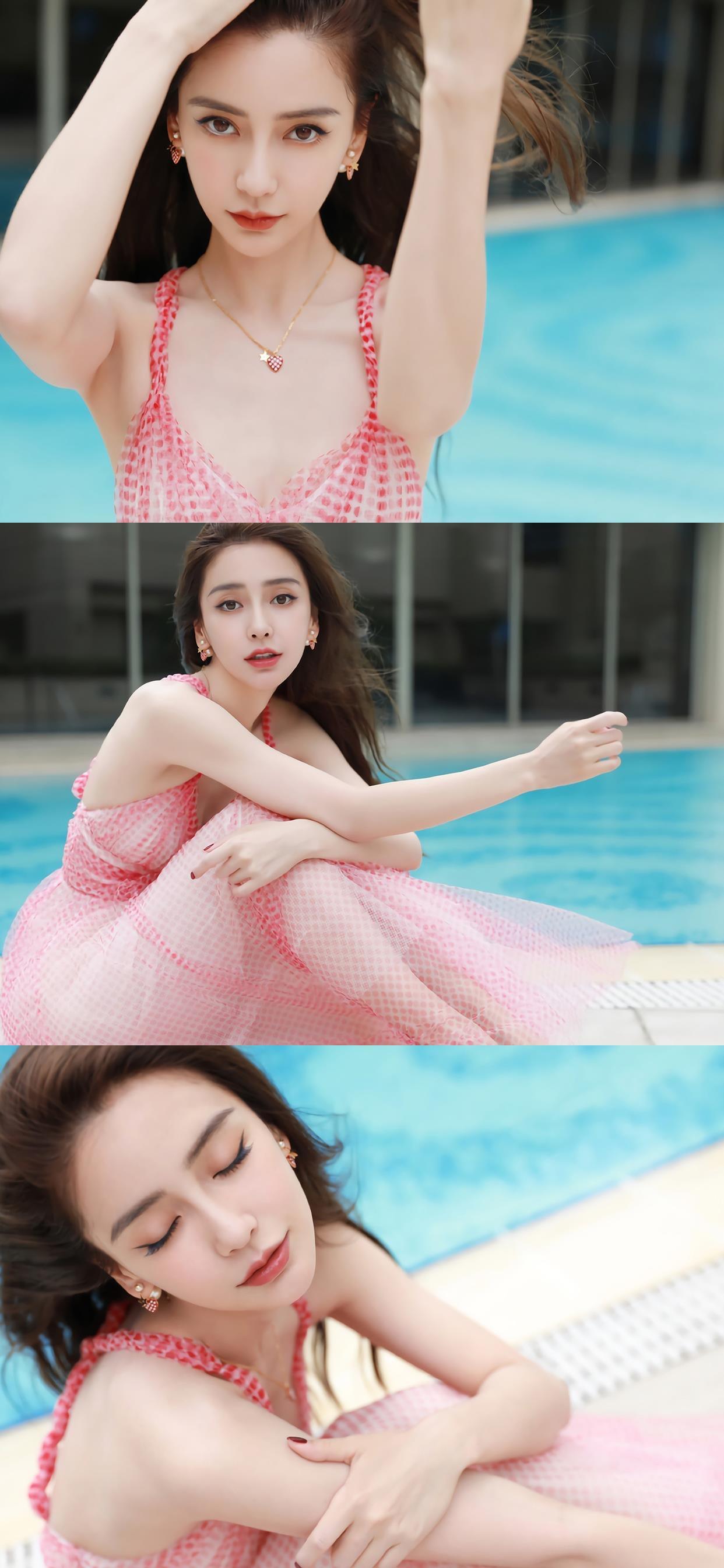 混血儿杨颖，宛如人间天使