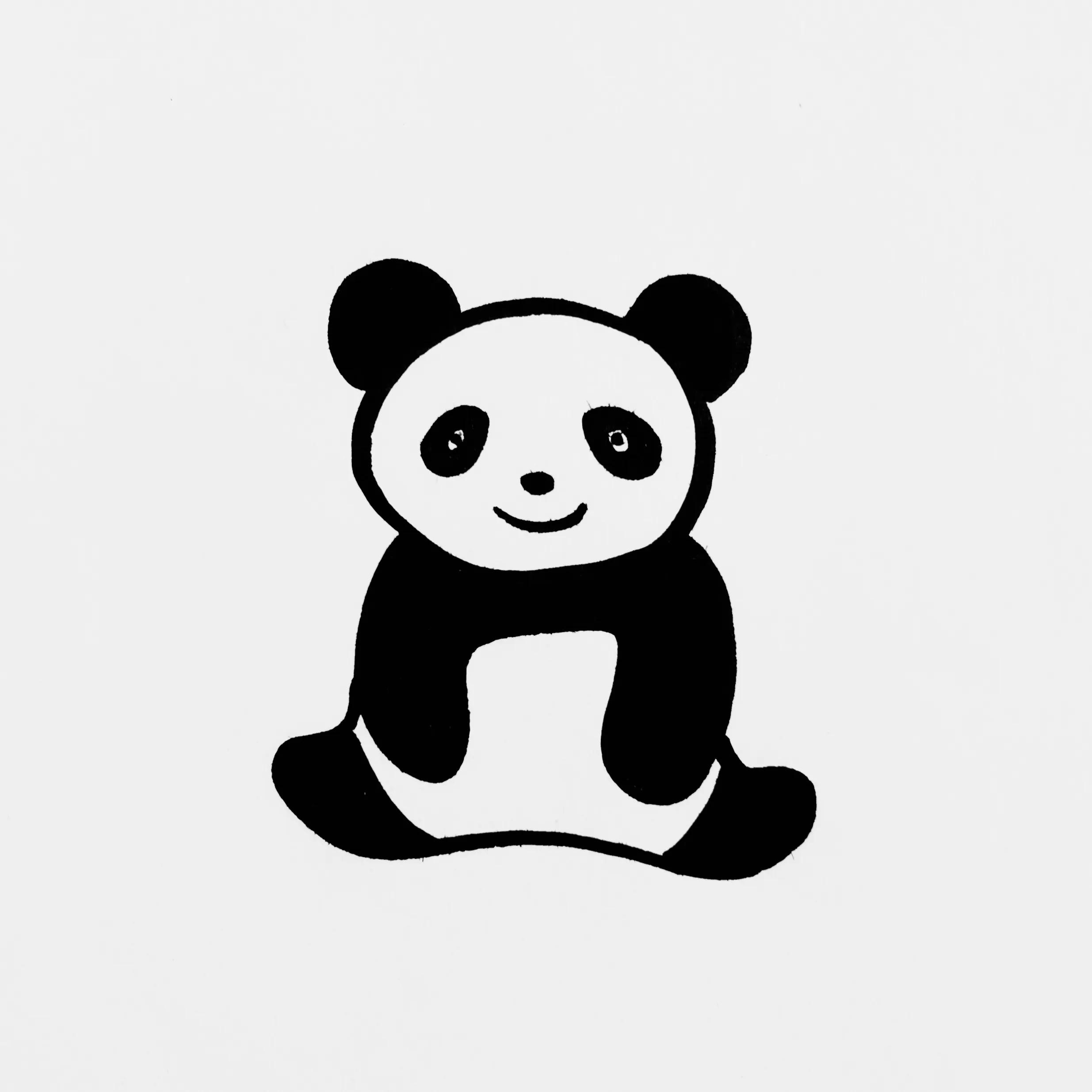 大熊猫简笔画(大熊猫 简笔画)
