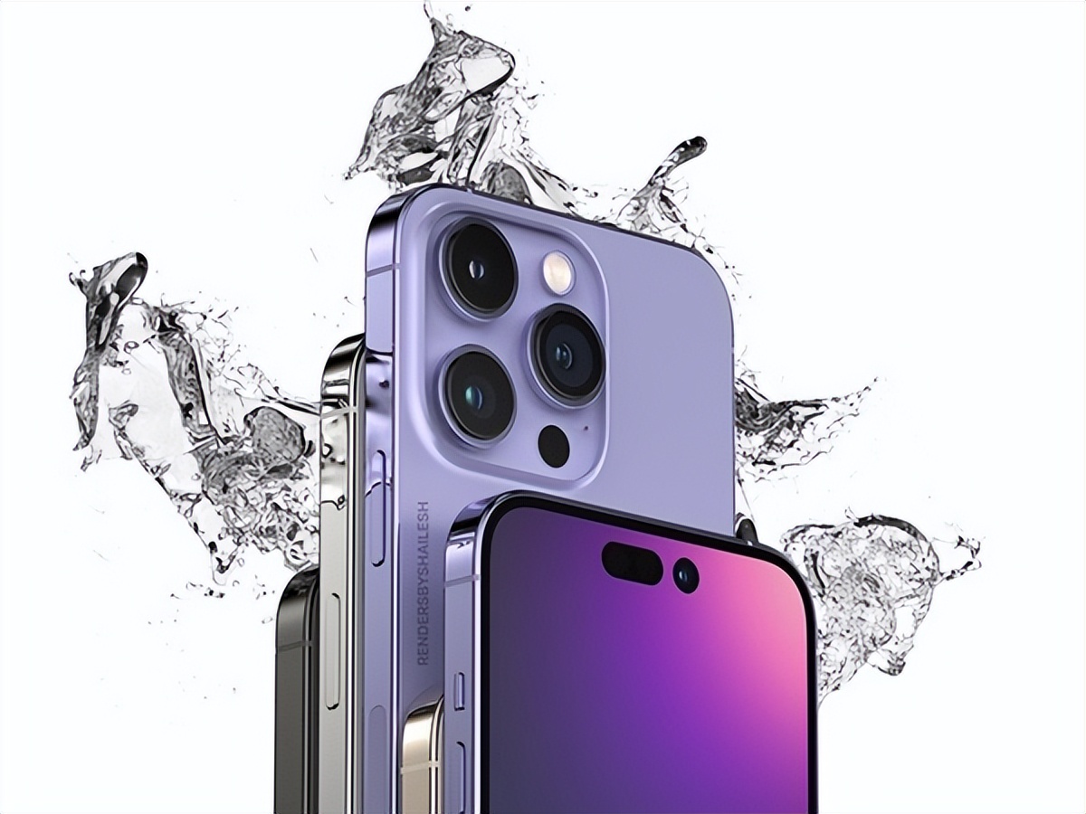 iPhone14 Pro概念渲染图曝光：增紫色新配色