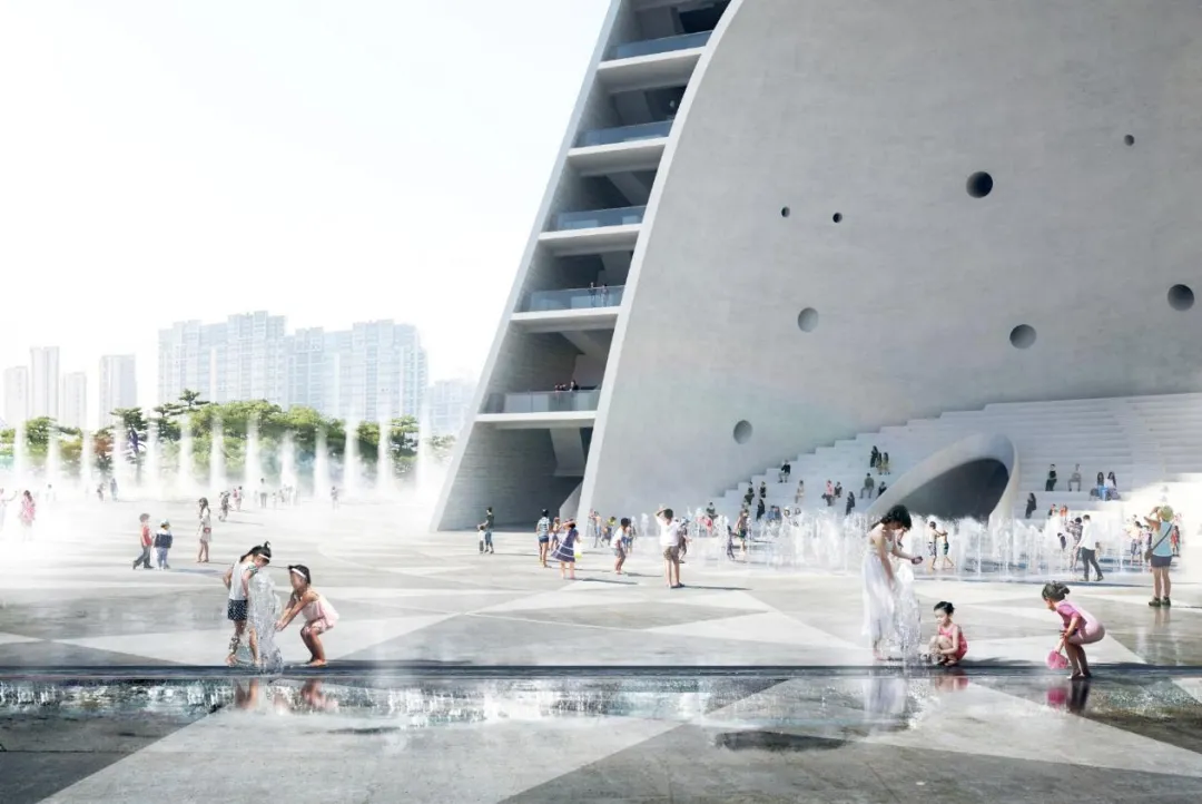 OPEN在建项目:烟台海边的时光塔