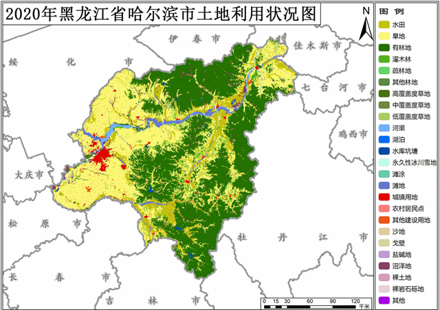 全国首套-2021土地利用矢量数据正式发布