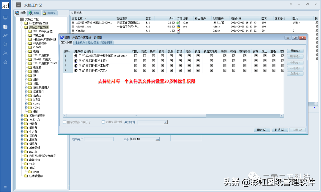 彩虹EDM保障图纸安全的三大标准