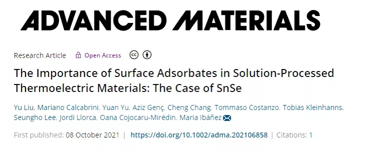 科学家构建新型硒化锡基热电复合材料,786K温度下热电优值达2.2
