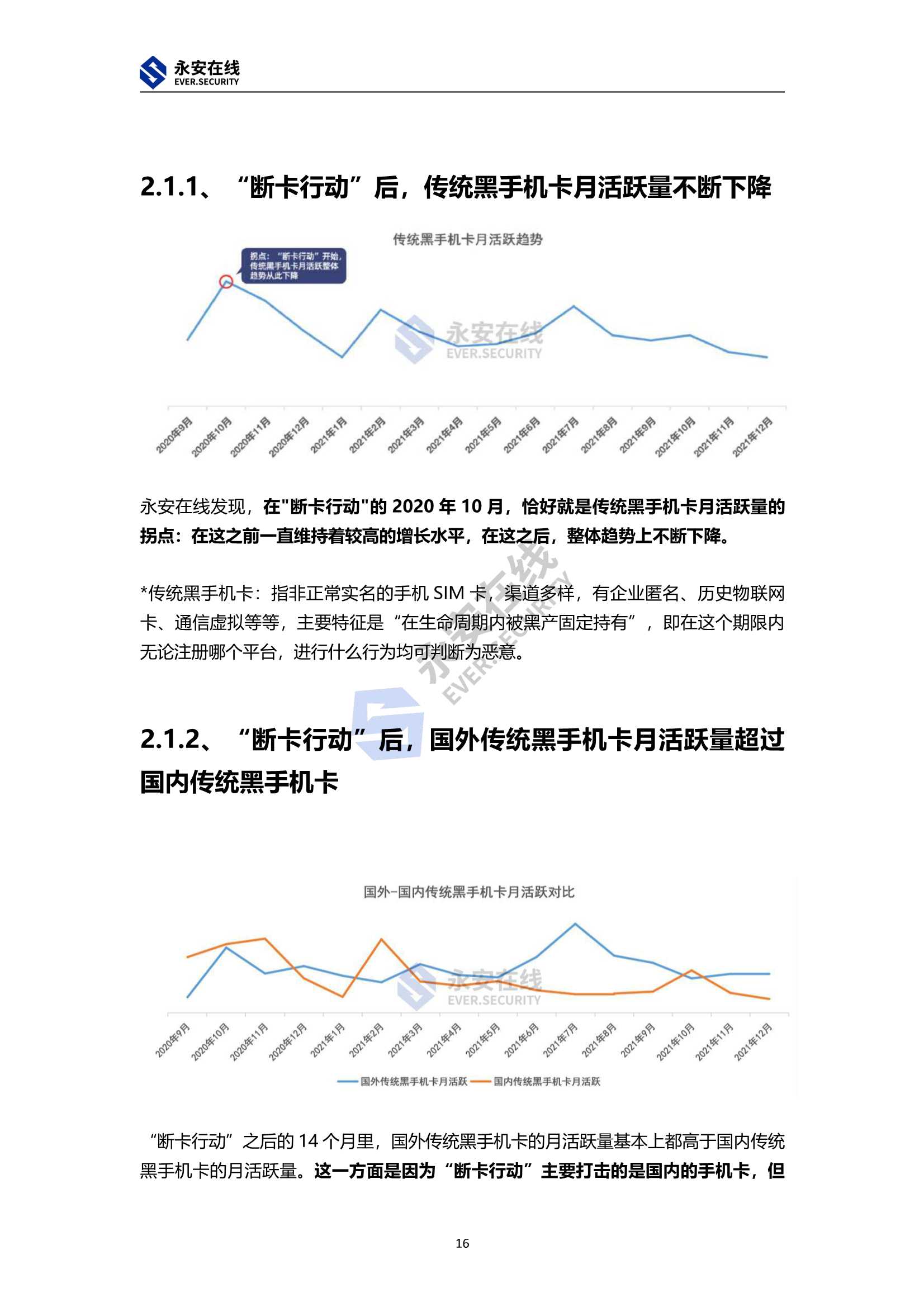 2021年黑灰产行业研究及趋势洞察报告（永安在线）