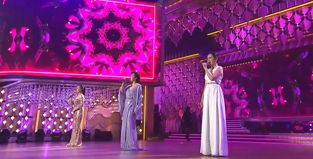 七一晚会15位女星一道风景线：汪明荃牡丹裙华贵，孟庆旸又出圈了