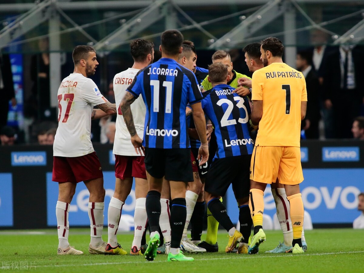 意甲-国米主场1-2遭罗马逆转 迪巴拉进球后伤退 斯莫林头球制胜
