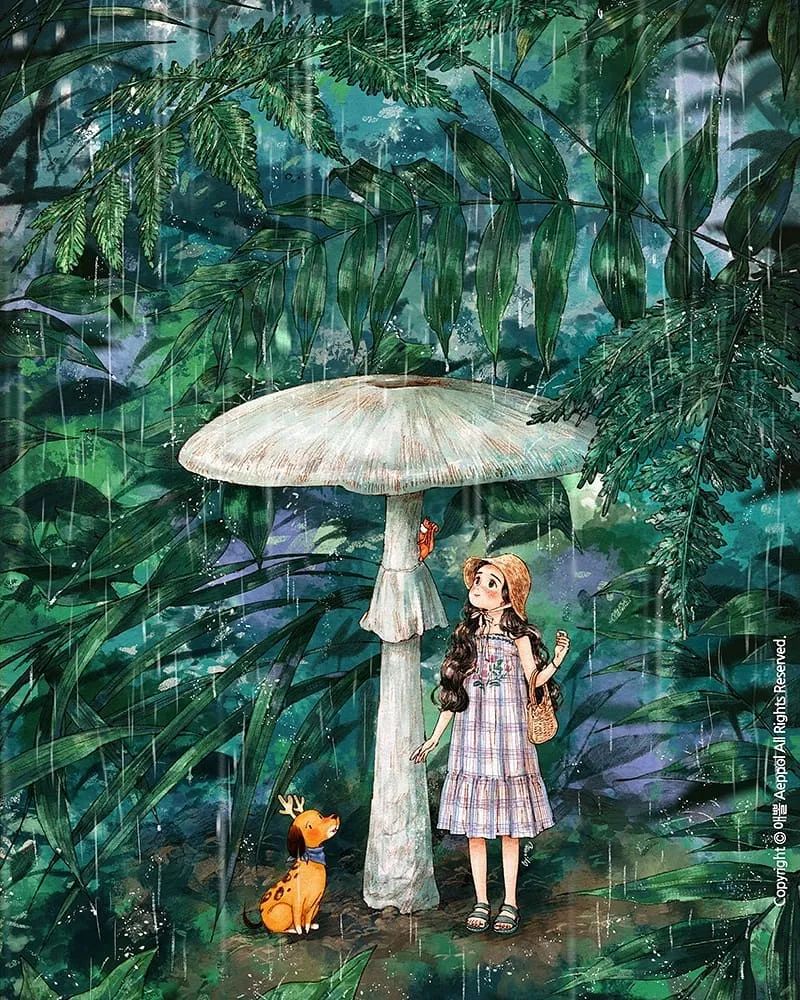 "女版宫崎骏"笔下圈粉无数的精致森林女孩,这画风谁能不爱?