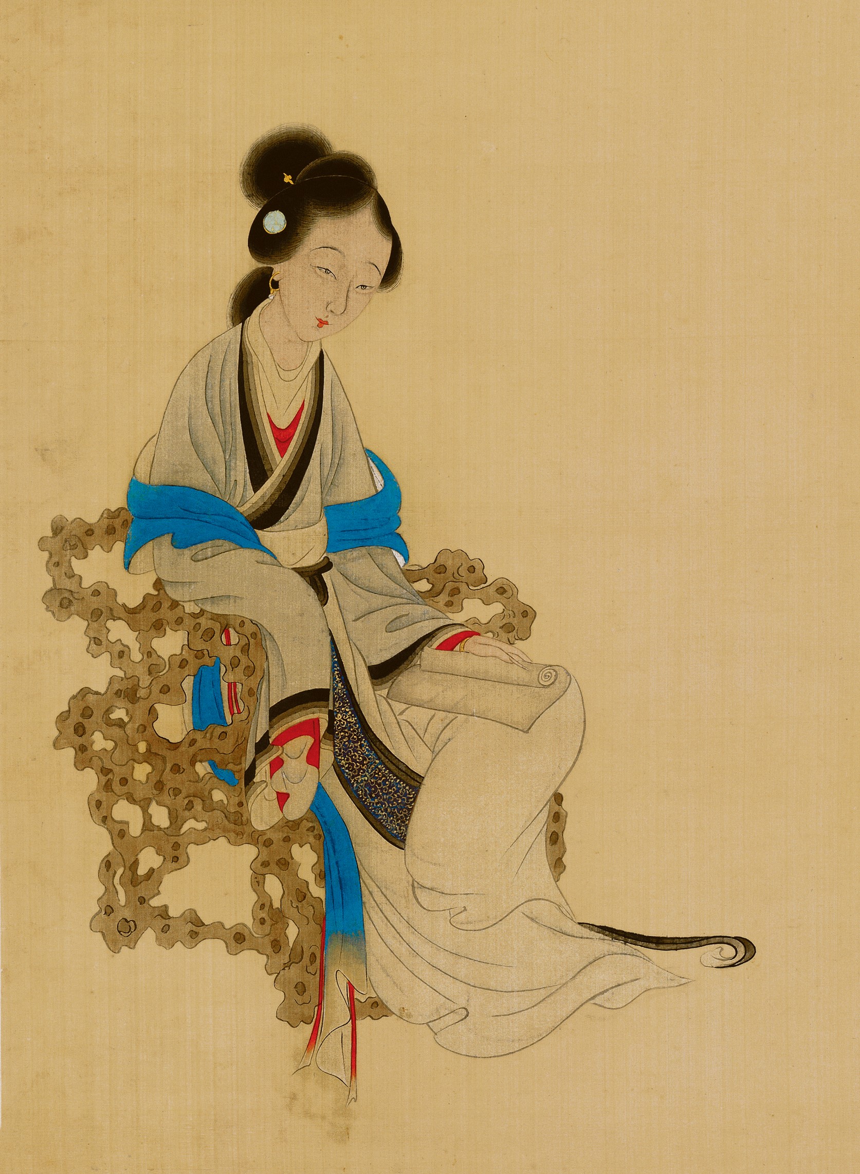 过妇女节,看真美女:黄胄女性人物画欣赏