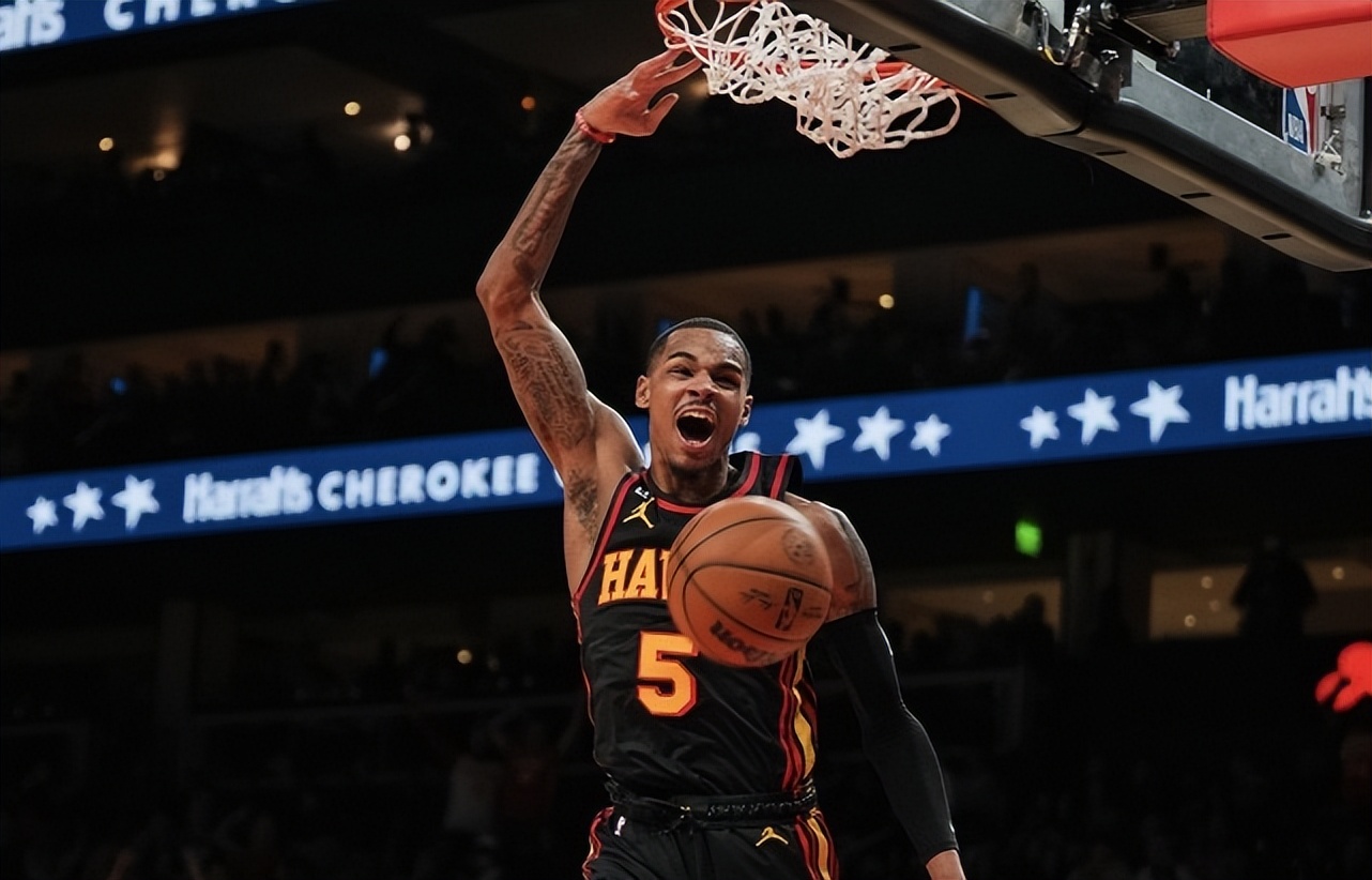 赛季34球12助攻（老鹰换帅首战创纪录大胜骑士：吹杨34+9穆雷准三双 加兰空砍33分）