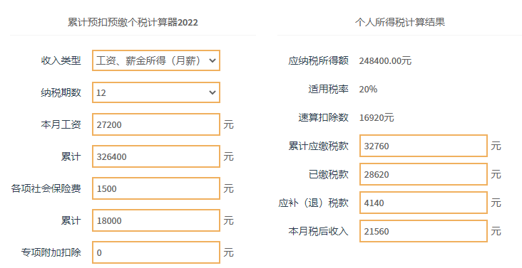 2022年个税申报已经开始，年收入30万能够退多少钱？