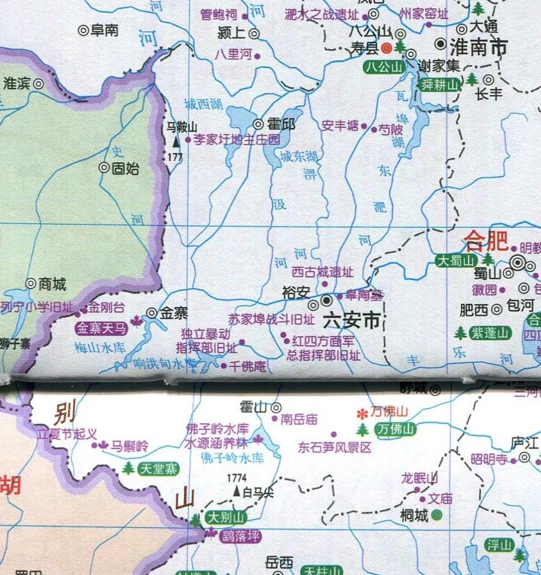 中国旅游地图揽胜-安徽六安