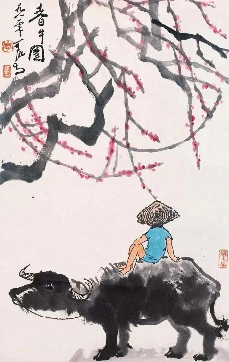 品诗赏画：十九首牧牛诗、十五幅春牧图，赏来如沐春风