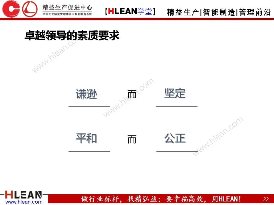 「精益学堂」一线主管管理技能提升（上篇）