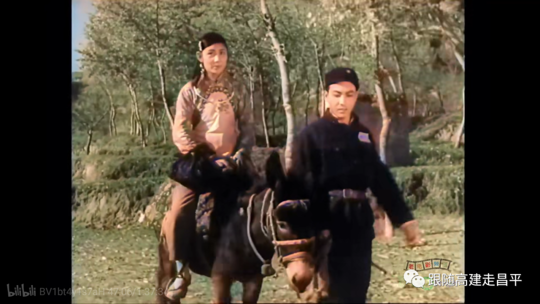 由著名导演执导的三部影片中的昌平沙河镇的影像