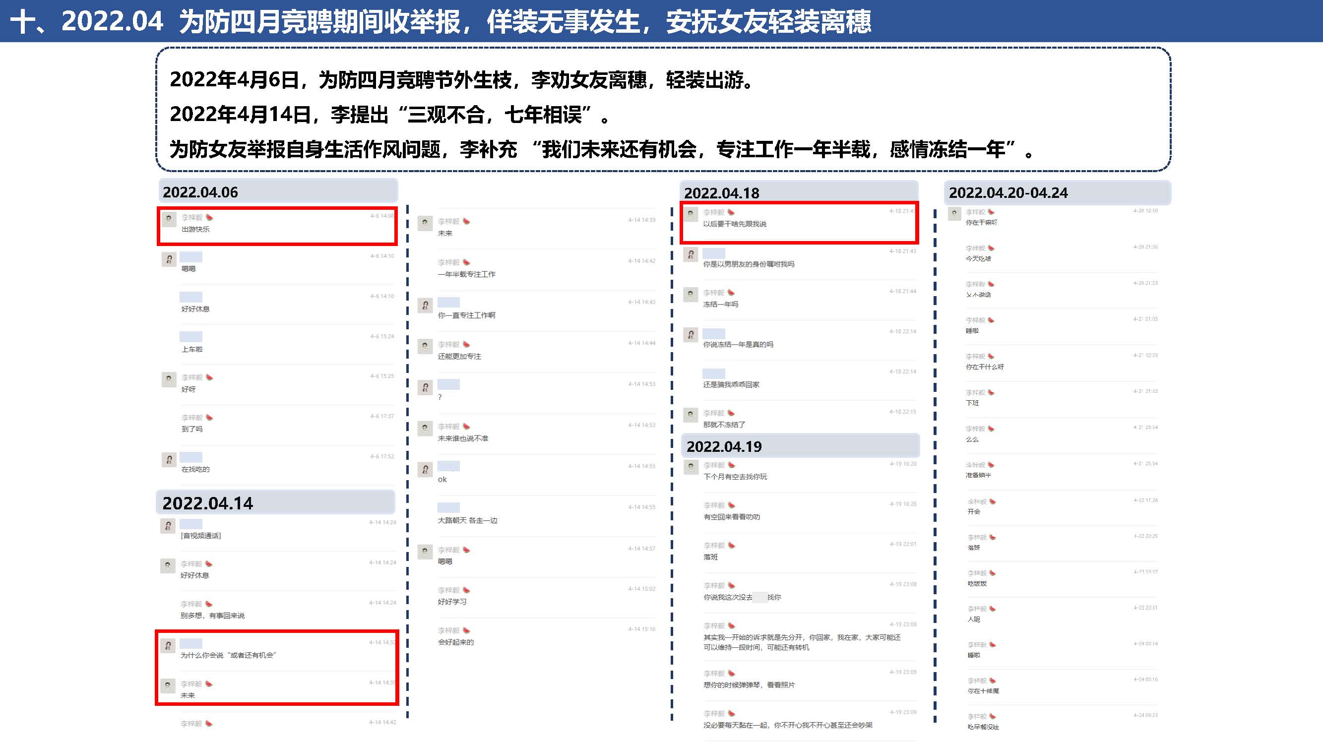 女友做16页PPT举报男友出轨，16页的PPT简直不要太完美