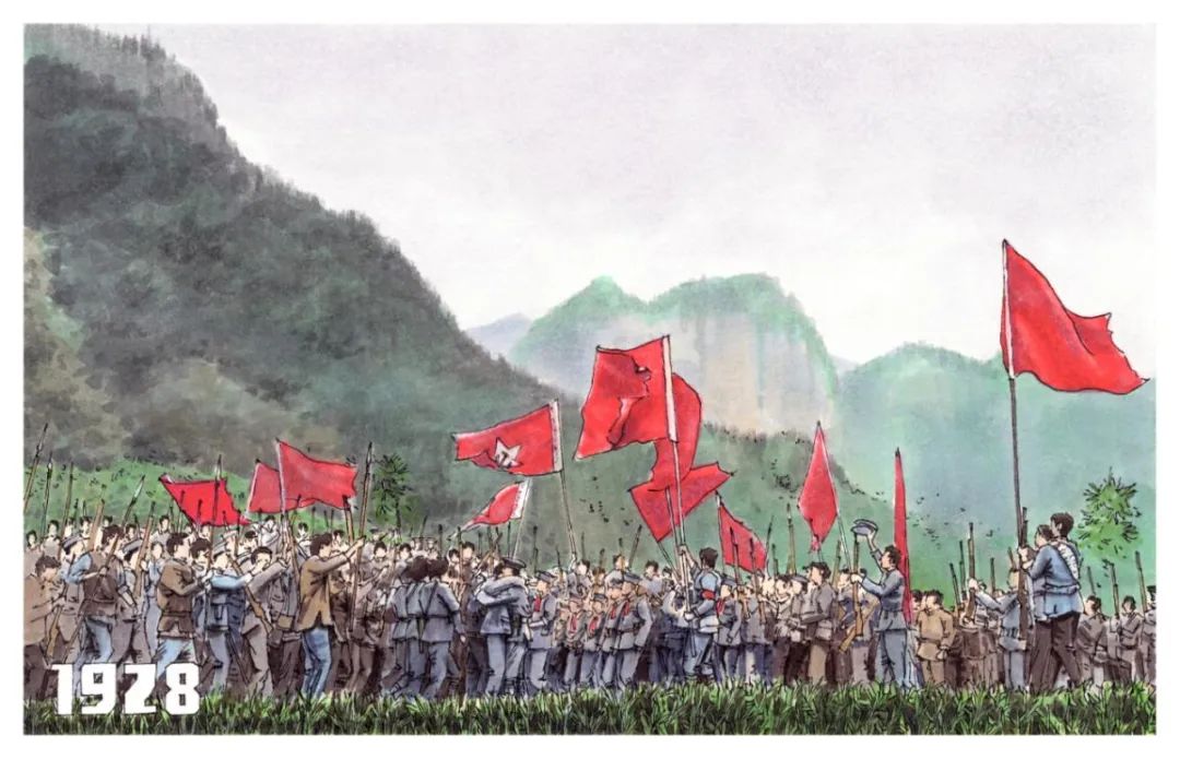 2021奥运会冠军怎么画（手绘建党百年 - 千秋伟业 风华正茂）