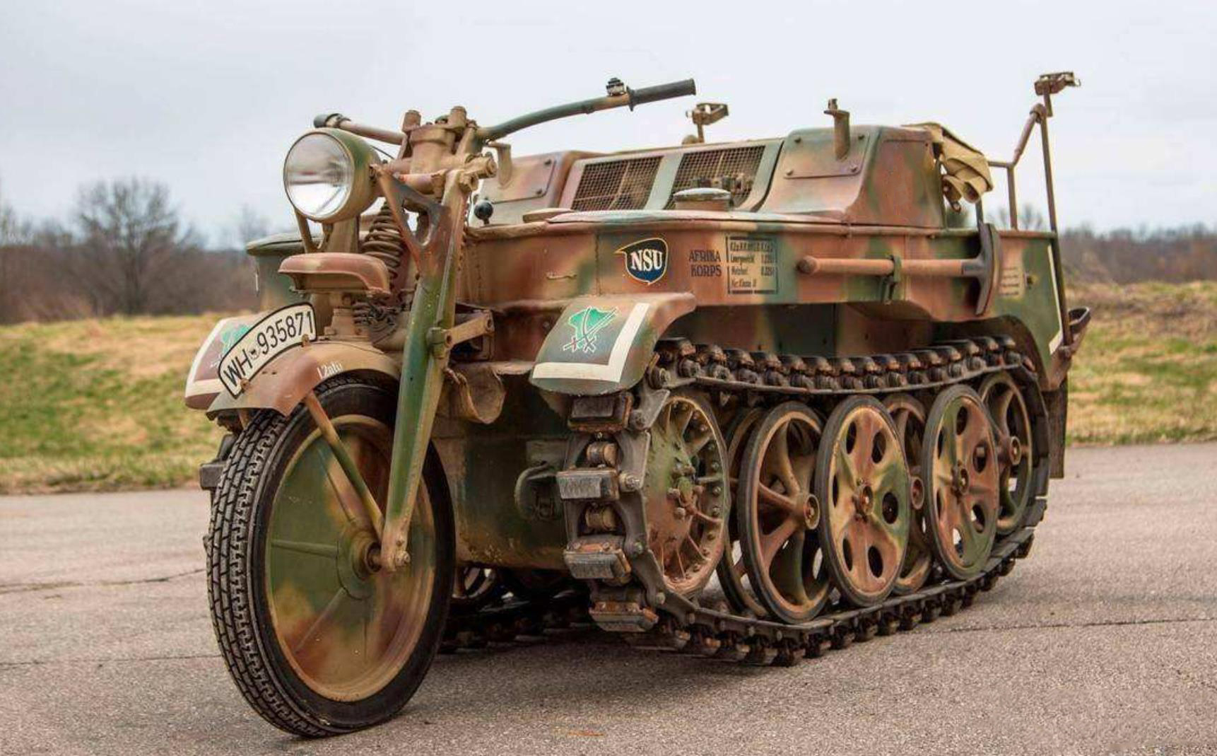 盘点二战德军所装备的9种摩托车