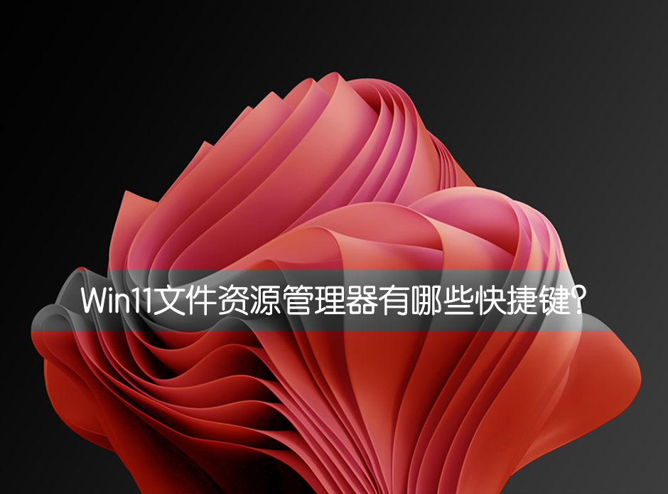 Win11文件资源管理器有哪些快捷键？win11系统快捷键