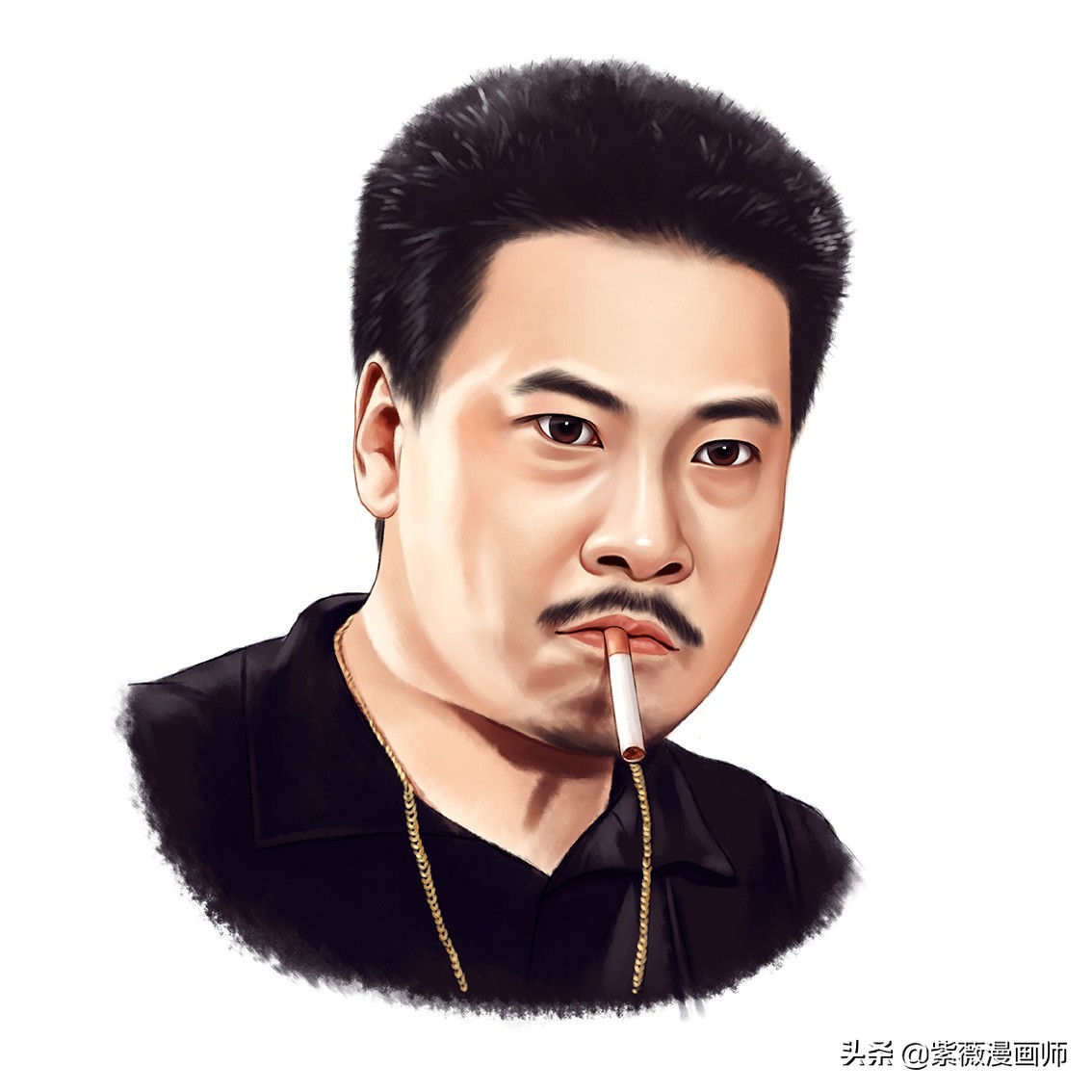 成熟男人写实头像，中年男士必备，气质儒雅，男人味十足