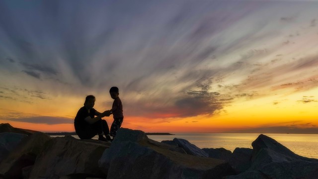 夕阳落下的唯美句子