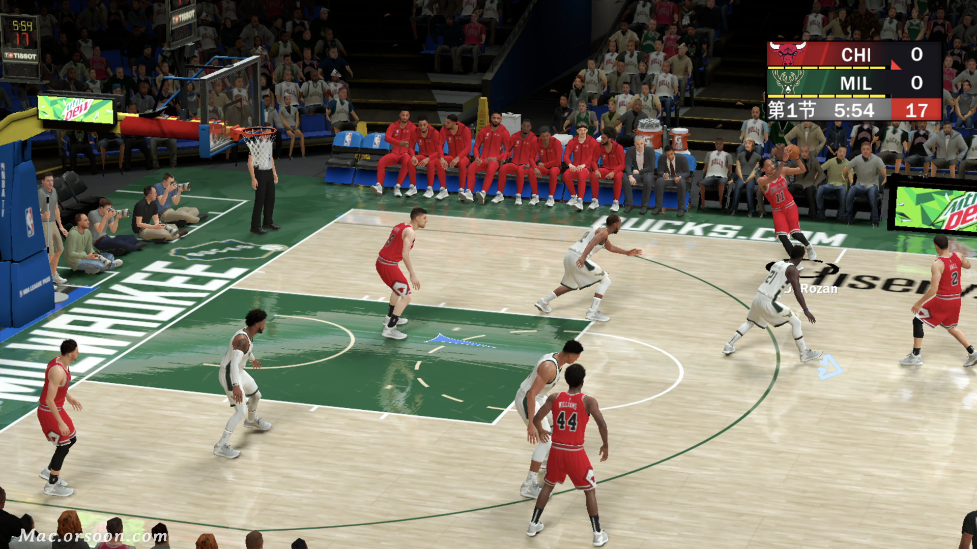 籃球游戲單機(jī)中文版（籃球模擬游戲：NBA 2K22 for Mac中文版）