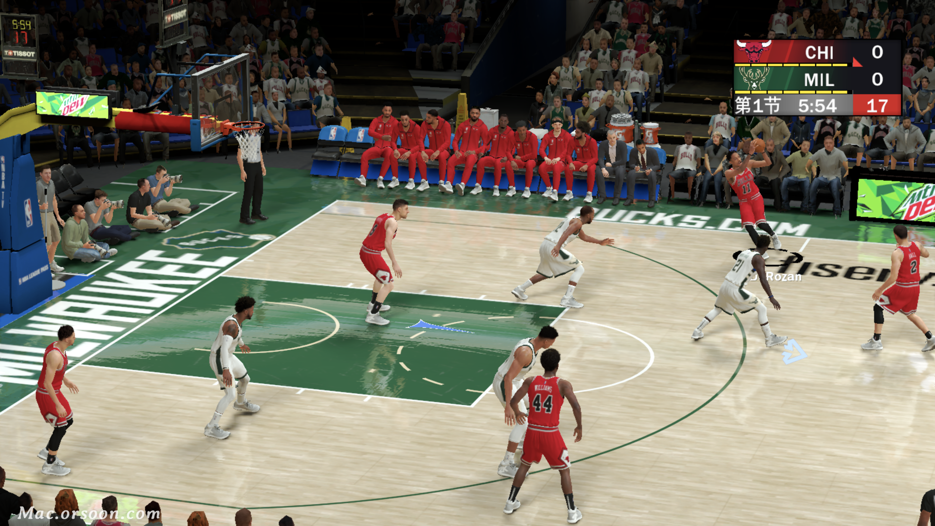 篮球游戏单机中文版（篮球模拟游戏：NBA 2K22 for Mac中文版）