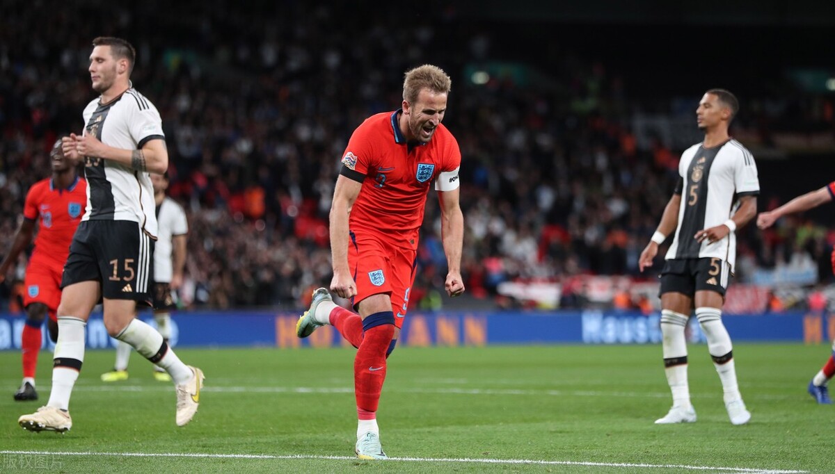 欧洲杯英格兰vs德国直播比分（欧国联-英格兰3-3德国6场不胜 凯恩点射 哈弗茨梅开二度+绝平）