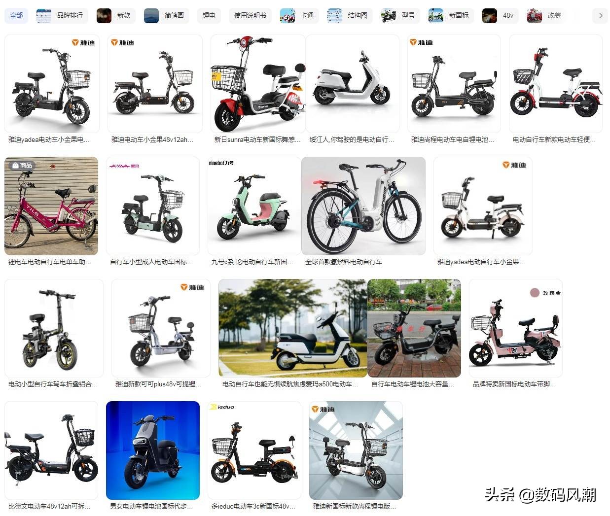 雅迪电动车2000元价位段热门型号价格一览