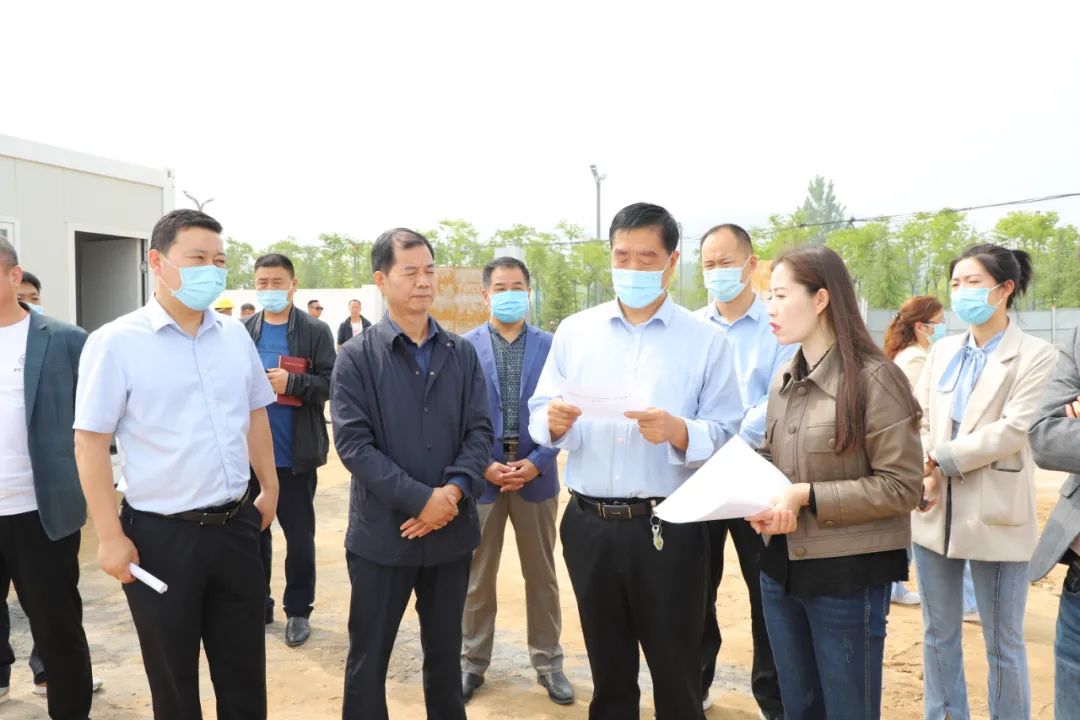 省级联合督导组对渭南市第六医院项目建设情况调研督导