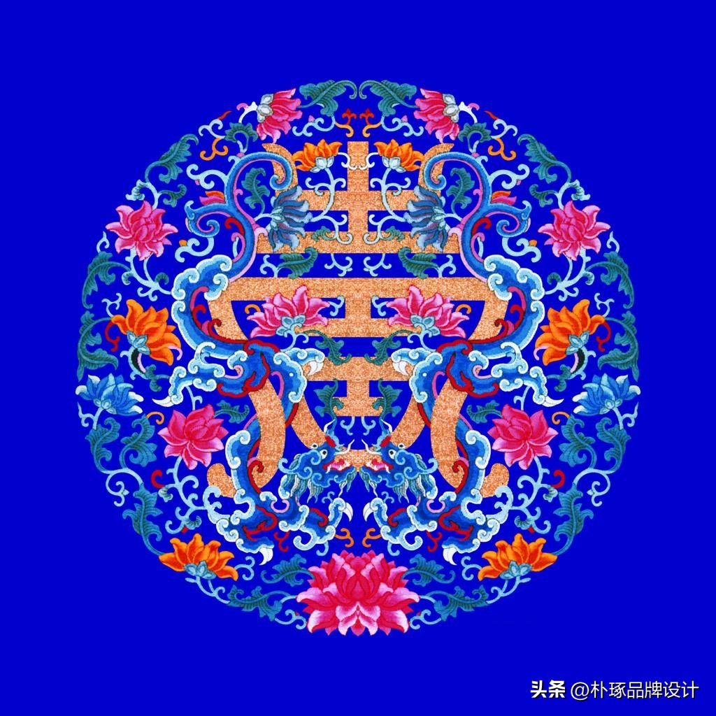 绣花图案设计图(中国传统经典纹样图案-刺绣纹样)