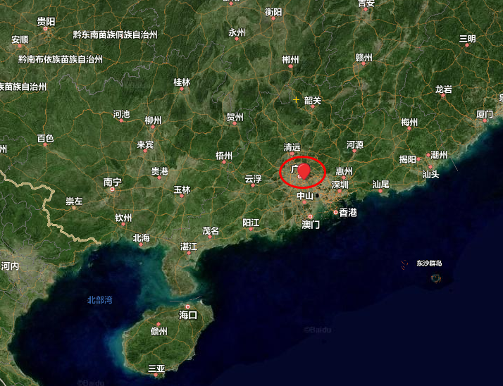 卫星云图看广东值得上的5所大学,暨南、华南理工、华南师范皆上榜