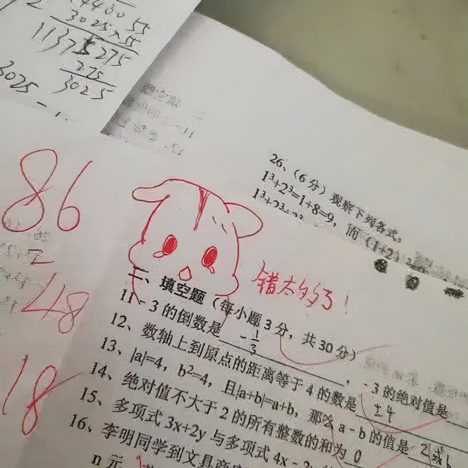 年轻女教师批卷方式走红，评语叫人笑不活了，仿佛一名“段子手”