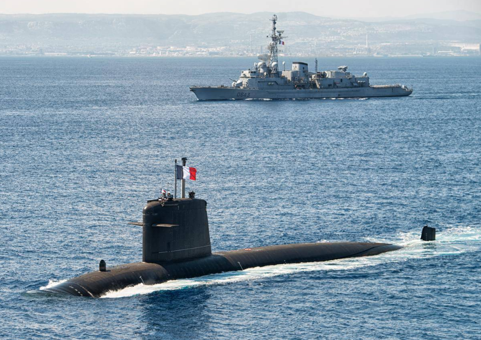 法國核潛艇現身東海後，法防長攤牌：要派軍艦來台海“自由航行”