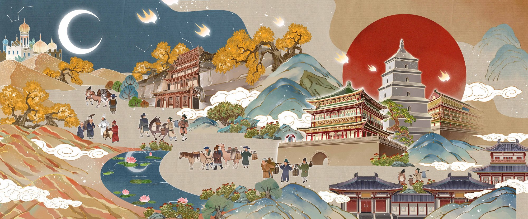 丝绸之路的开辟可以追溯到哪个朝代_华昕手游网