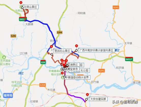 广西贵港市平南县十大景区有哪些？自驾游如何安排行程？