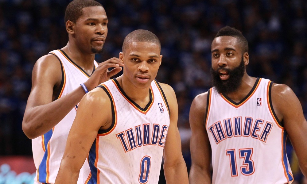 2012总决赛威少数据（12年热火4：1轻取雷霆夺冠，詹姆斯场均28.6分，雷霆三少呢？）