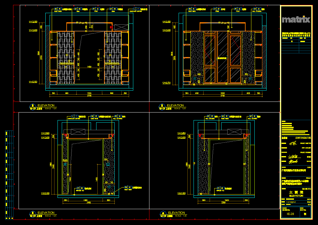 「室内设计」广州·星河600m²现代风格独栋别墅丨效果图+CAD施工图