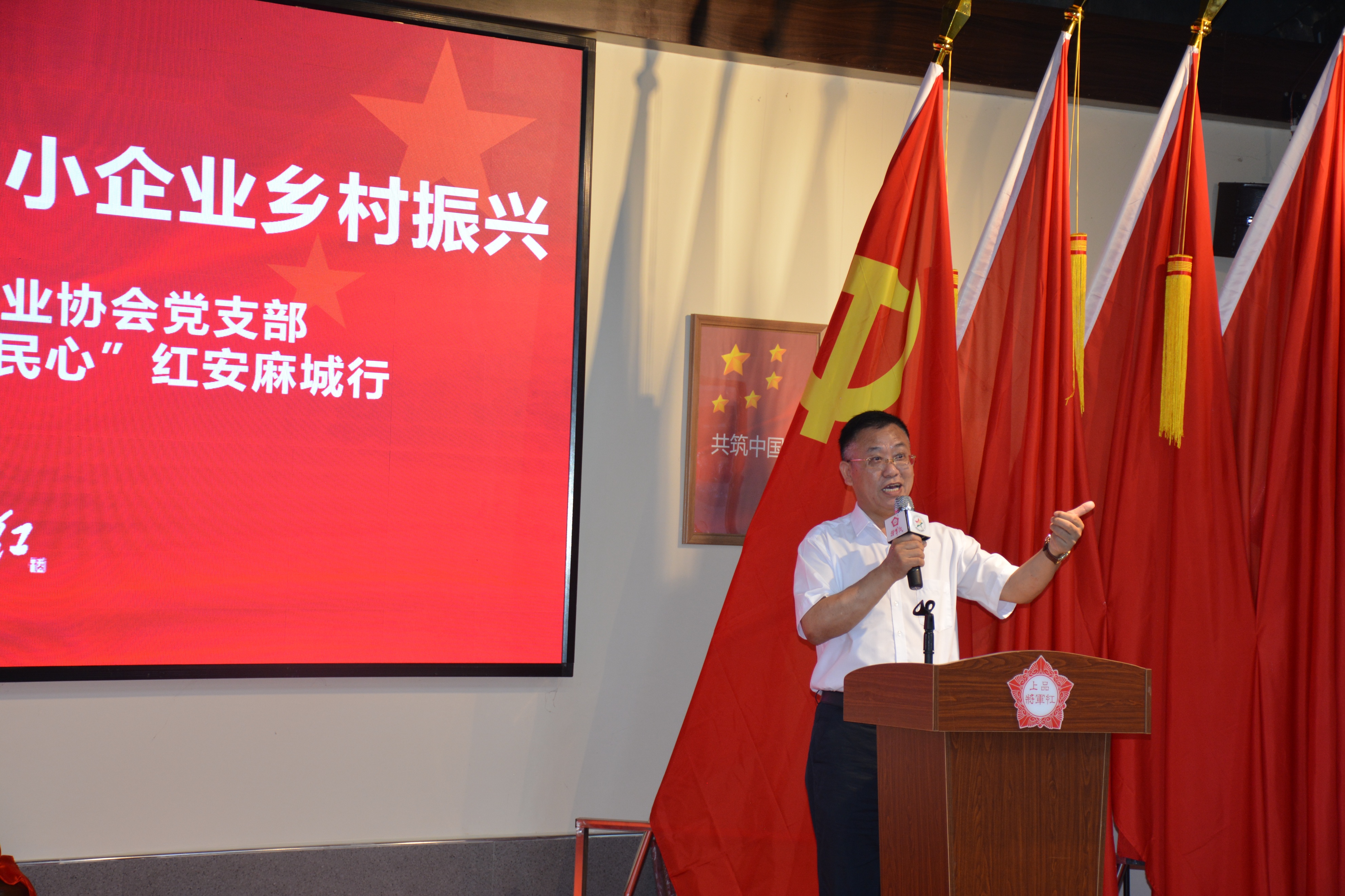 湖北省中小企业协会党支部“察民情解民忧暖民心”红安麻城行活动