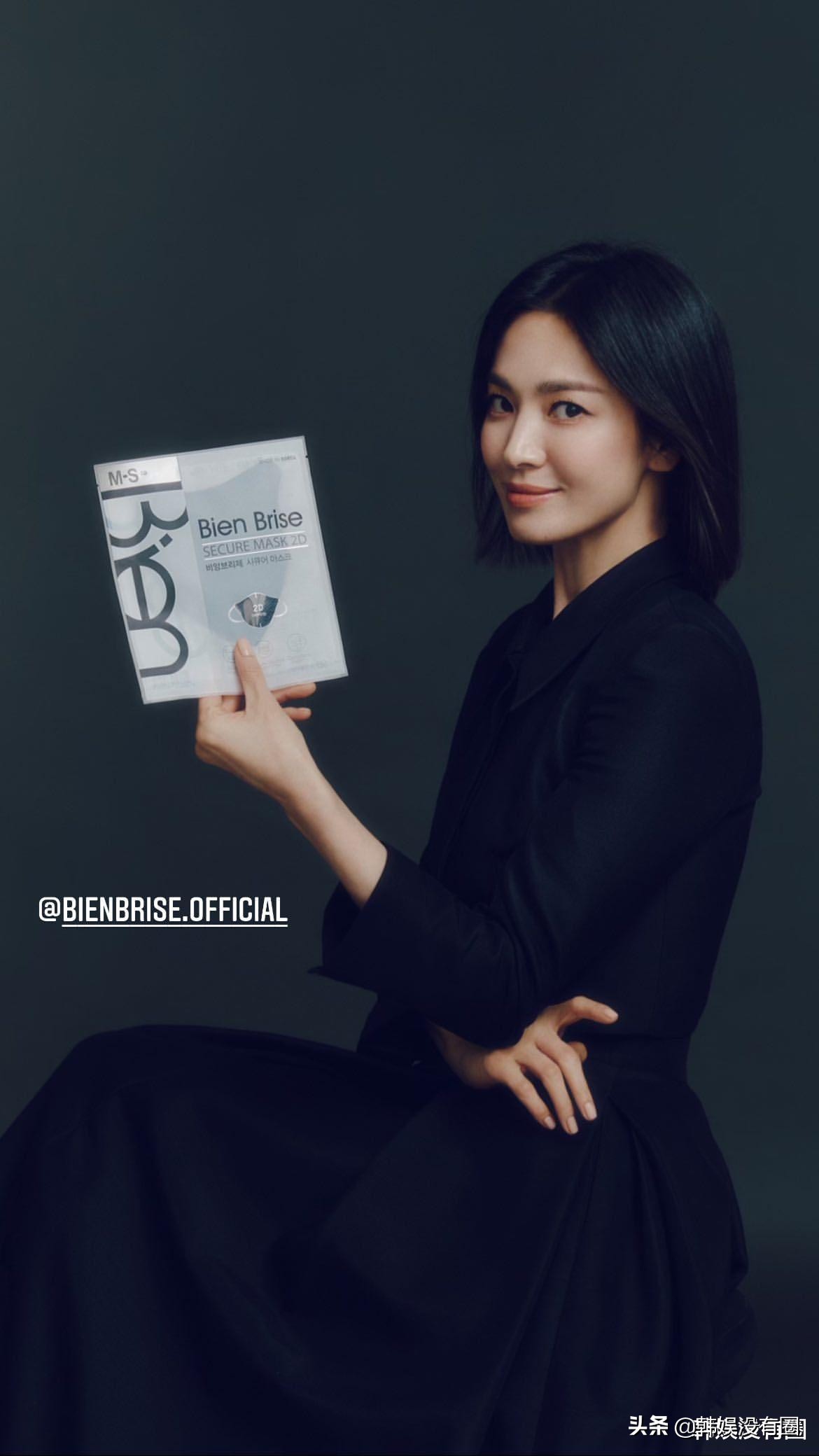 宋慧乔的脸有多小？SNS晒品牌广告，回归“优雅女神”面貌