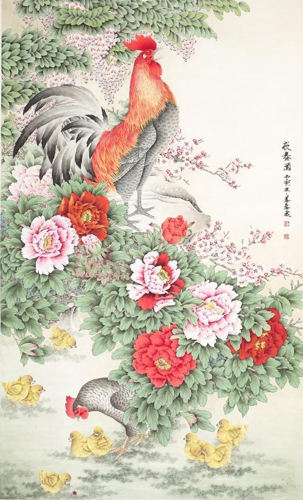 中国收藏网---新闻中心--清新雅致气韵生动——当代工笔花鸟画