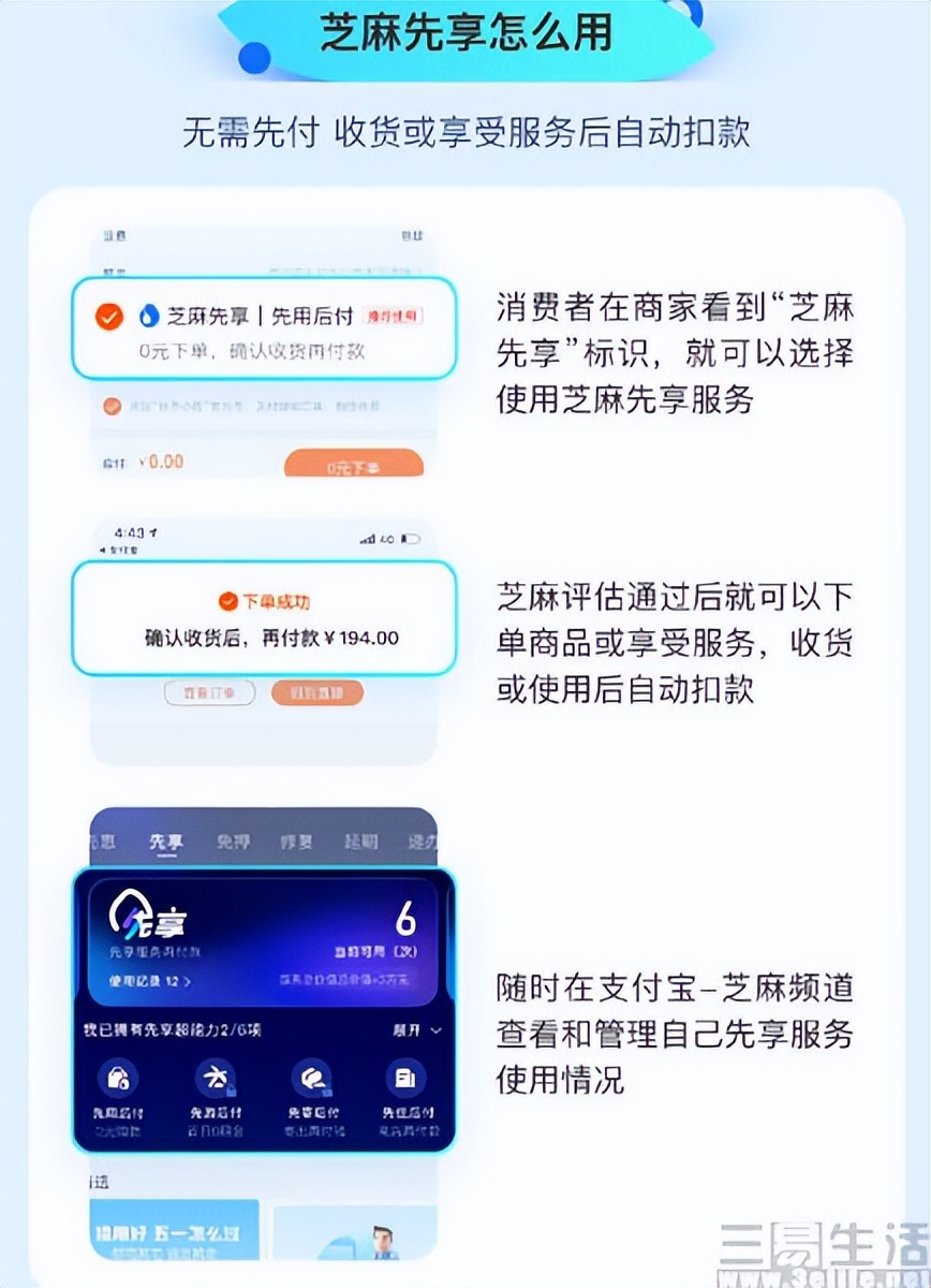 支付宝上线“芝麻先享”，再也不用担心商家跑路了