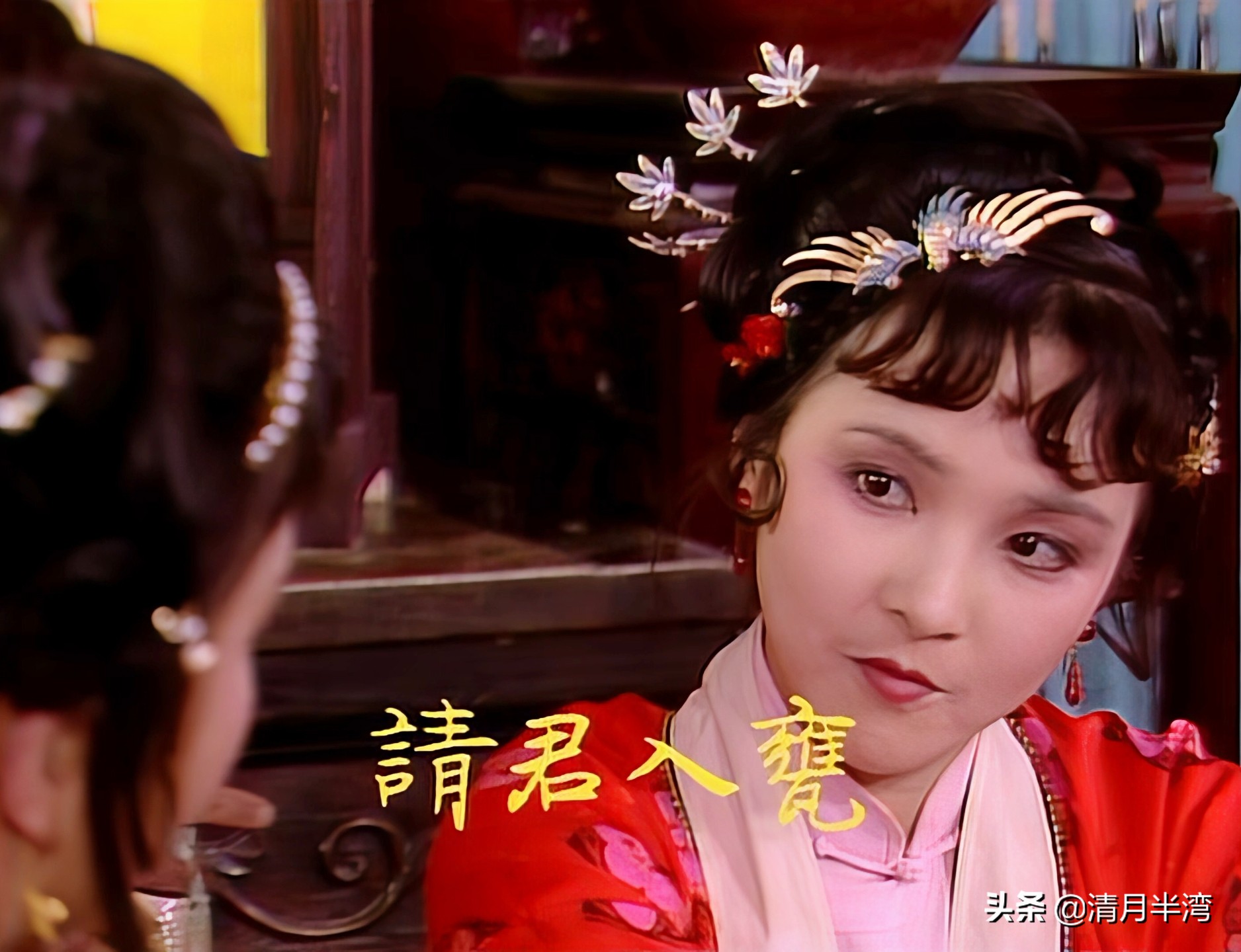 王羊的长相其实与众多读者心中姿容绝世的宝琴并不十分相符,不过,她