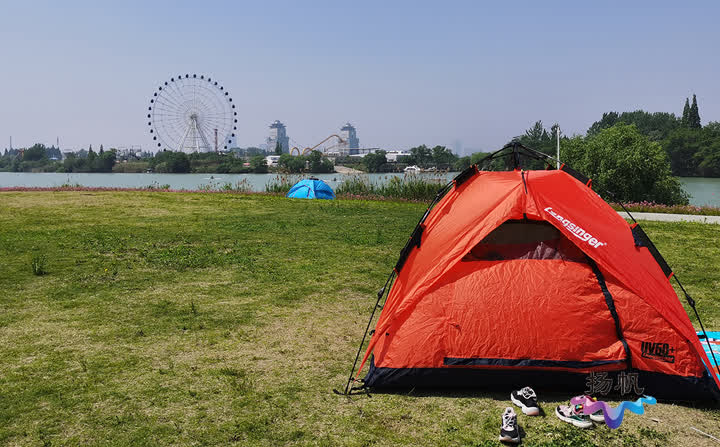 夯实生态中心基底 生态科技新城绝美风景成为网红露营地