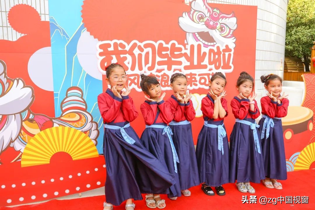 定远县示范幼儿园：国风毕业礼，民俗迎立夏