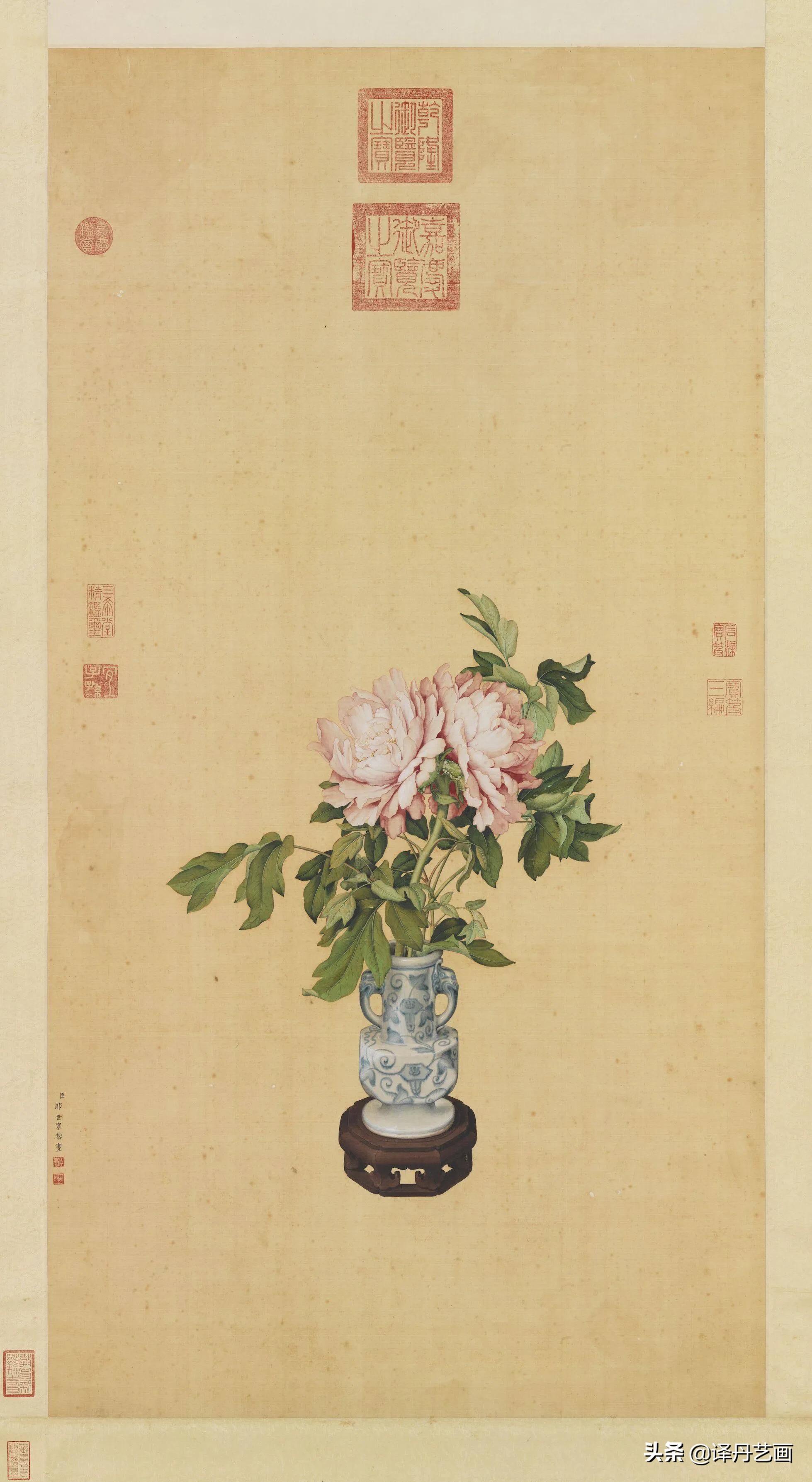 原来中国画里面也有这么美的静物花卉